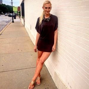 Diesel Dresses - DIESEL tshirt slinky dress earth Diesel Dresses - DIESEL tshirt slinky dress earth